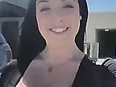 Astounding cleavage