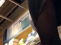 upskirt black pantyhose 3