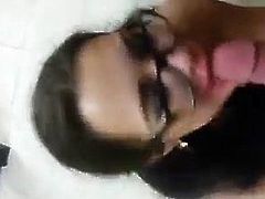 Wife blows and swalow cum