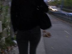 Teen walking street booty tight
