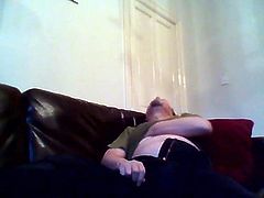 straight daddy playing with his cock on cam