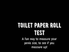 Toilt paper Roll test!