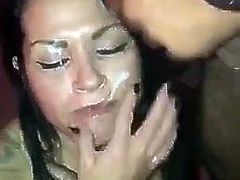 Cum on face