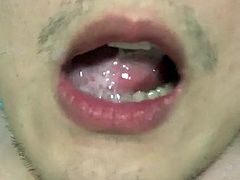 Wear big cock ring , masturbation and cumshot on my face