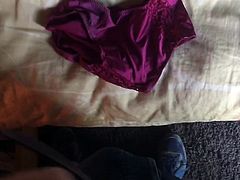 Cuming on the underwear of the wife of my neighbor