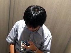 spy caught asian boy toilet jerk off and cum 2