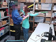 Glamorous shoplifter ornella morgan acquires her bawdy cleft pounded by officer