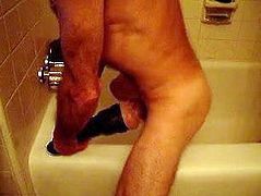 Fleshlight on the tub