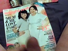 Cumming on a Weight Watchers Magazine