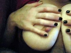 Stacked FWB Jerks and Sucks Me Before I Fuck Her Tits