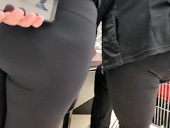 Juicy big ass girls in tight lycra