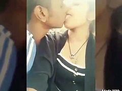 Indian girl kiss first time