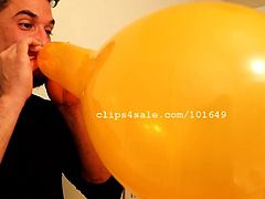 Balloon Fetish - Samuel Popping Balloons Video 1