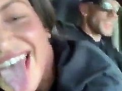 Crazy Teen fucks driver