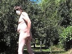 man the mask outdoors anal dildo toy 19