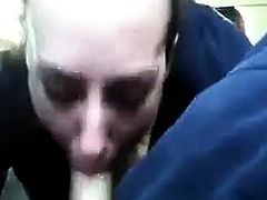 Webman - Girl suck dick in car and get cum in her mouth