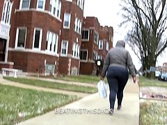 BBW LOVERS ONLY!! PHAT AZZ GRAY THIN SWEATS STALKED