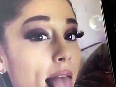 Ariana Grande Cum Tribute 02