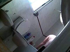 My sister-in-law Maria naked coming out of the bathtub