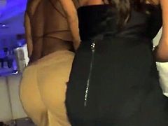 Cristina Buccino dancing like a slut with her friend
