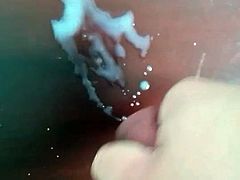 My cock cum explosion