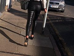 Sexy polish in leather pants (Brexit bad idea)