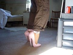 My pink Bedheels 8inchers