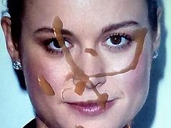 My Lusting  Ebony Facial Cumtribute For Brie Larson
