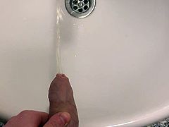 Pissing and wanking