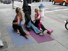 Sexy Milfs Street Yoga Feet