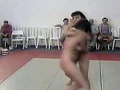 Extreme naked wrestling