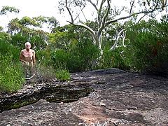 old man naked ritual