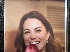 Kate Middleton Receives a face full of cum