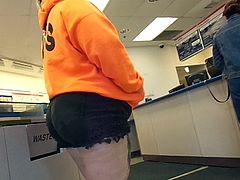 PAWG Plumby Big Ass In Tight Shorts(Full Ass Study!)