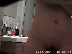 Wife in bathroom (hidden cam)