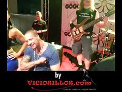 Pamela Sanchez fucking with Jesus Sanchez on stage Valencia Sex Festival 2016