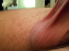 Male balls dancing while jerking