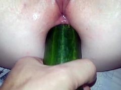 Anal cucmber mastrubation