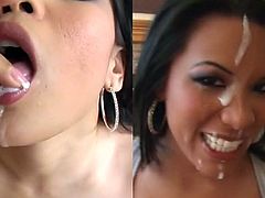 ASIAN CUM FACES 2