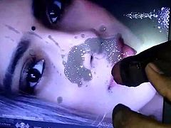 Heeba Patel hot spit cum tribute 2