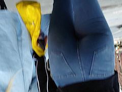 Lovely candid round tight ass to fuck part 2