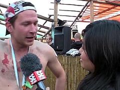 Roskilde Festival naked race winners 2011