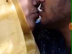 Kissing my indian gf like a hero