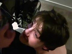 Twink getting some guys cum