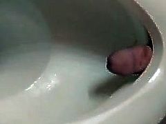 Pathetic Sissy Fag Fucks Toilet