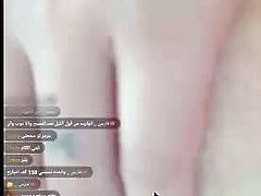 busty Egyptian girl show with dirty talk