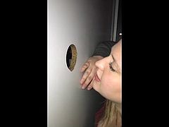 Wife Makes Stranger Climax Quickly at Gloryhole