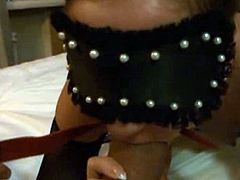 Homemade video tape Masked wife loves the blowjobs