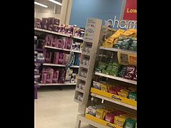 Fat Assed PAWG Teen Grocery Store Worker