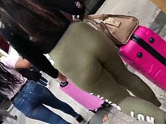 Sexy latina candid booty